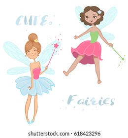 Cute Cartoon Fairies