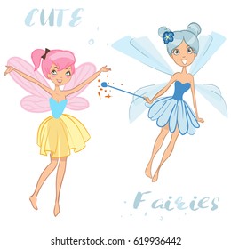 Cute Cartoon Fairies