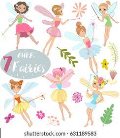 Cute Cartoon Fairies