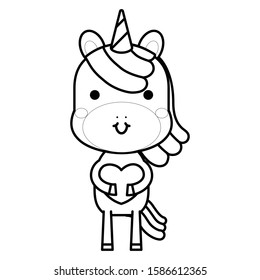 Cutekawaiiunicorn Stock Illustrations Images Vectors