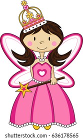 Cute Cartoon Fairytale Princess