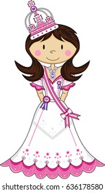 Cute Cartoon Fairytale Princess