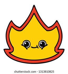 cute cartoon of a fire