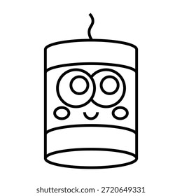 Personagem fofo de fogos de artifício com ícone de fusível para Ano Novo Lunar isolado em fundo transparente.