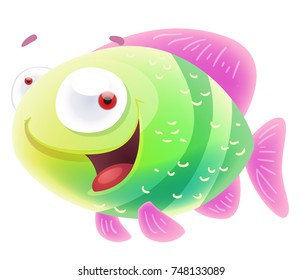 Cute cartoon Fish