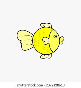 CUTE CARTOON FISH CHARACTER DESIGN