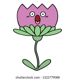 cute cartoon of a flower
