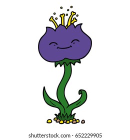 flor de dibujos animados adorable