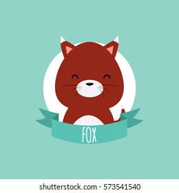 Cute Cartoon Fox