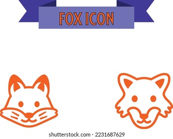 Cute cartoon fox set. Funny red fox collection. Emotion little animal. Cartoon animal character design. Flat vector illustration isolated on white background.