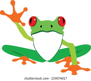 cute cartoon frog