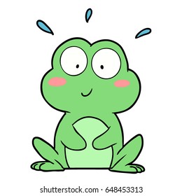 cute cartoon frog