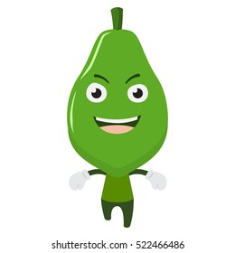 Cute cartoon fruit mascot