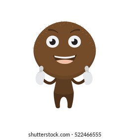Cute cartoon fruit mascot