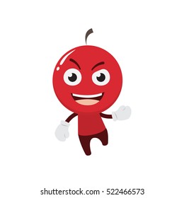 Cute cartoon fruit mascot