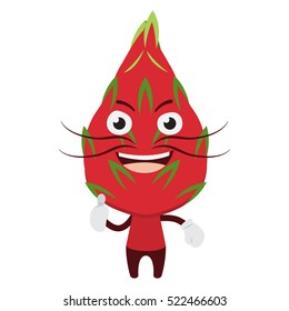 Cute cartoon fruit mascot