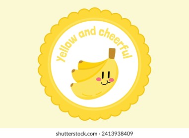 Cute Cartoon Fruit Vector Art. Simple and fun design for kids