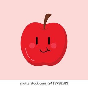 Cute Cartoon Fruit Vector Art. Simple and fun design for kids