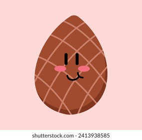 Cute Cartoon Fruit Vector Art. Simple and fun design for kids