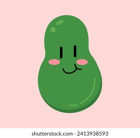 Cute Cartoon Fruit Vector Art. Simple and fun design for kids