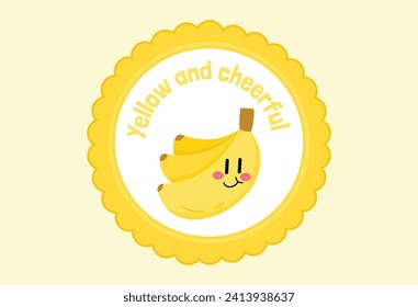 Cute Cartoon Fruit Vector Art. Simple and fun design for kids