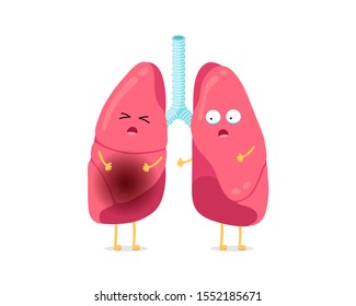 Pneumonia Cartoon - Pneumonia is an infection of the lungs caused by