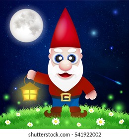 Cute Cartoon Garden Gnomes 
