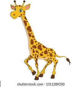 Cute Cartoon Giraffe