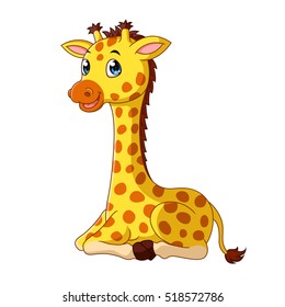 Featured image of post Baby Giraffe Sitting Down Cartoon