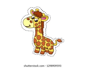 cute cartoon giraffe stickers