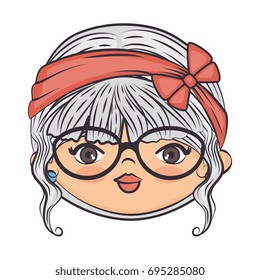 Cute cartoon girl