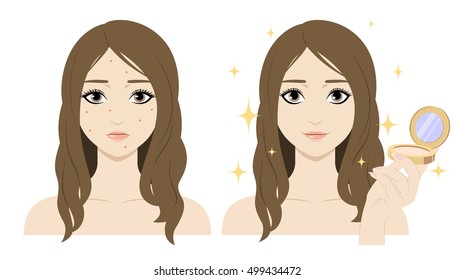 333 Pimple face model Stock Illustrations, Images & Vectors | Shutterstock