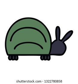 cute cartoon of a green bug