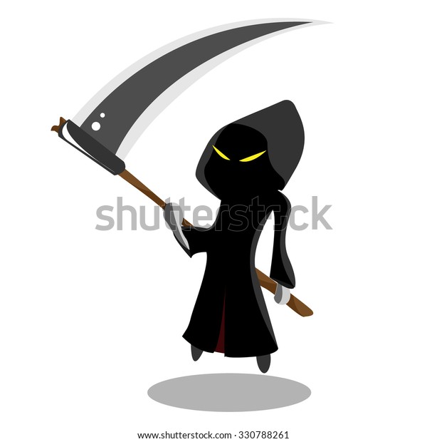 cute grim reaper scythe