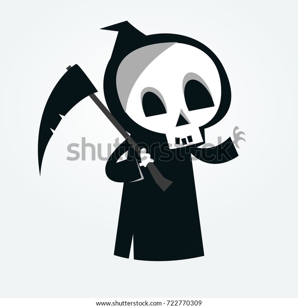 cute grim reaper scythe