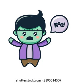 Cute cartoon for Halloween