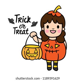 Cute Cartoon Halloween vector.