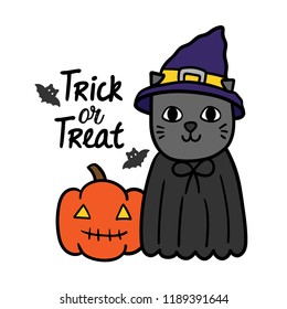 Cute Cartoon Halloween vector.
