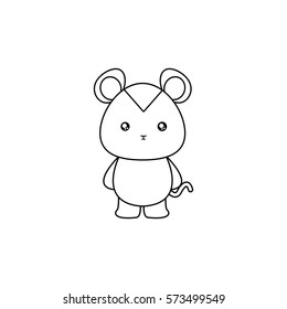 Cute Cartoon hamster
