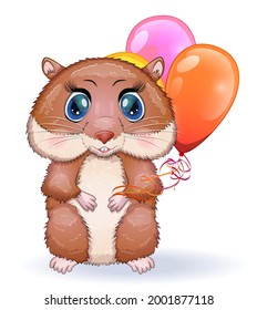 singing hamster birthday card