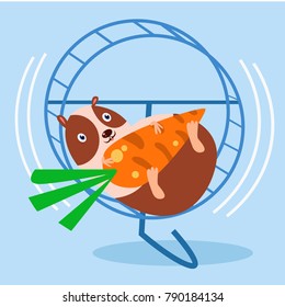 Cute cartoon hamster series