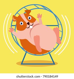 Cute cartoon hamster series