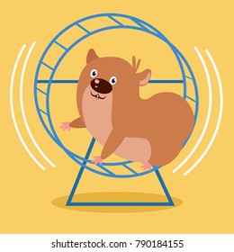 Cute cartoon hamster series