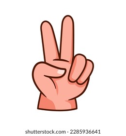 cute cartoon hand design. suitable for stickers, children's books and cartoon elements