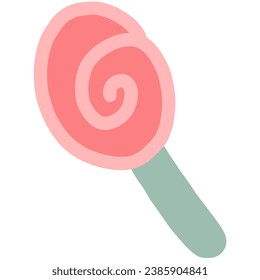 cute cartoon Hand drawn colored of simple decorative elements.