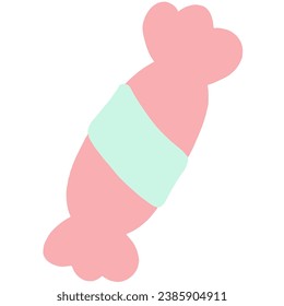cute cartoon Hand drawn colored of simple decorative elements.