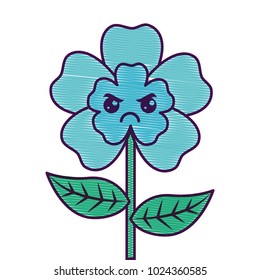 cute cartoon happy flower adorable kawaii