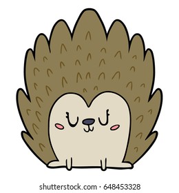 cute cartoon hedgehog