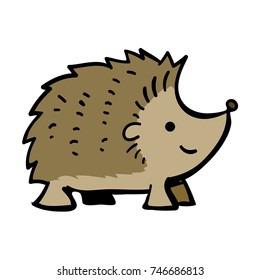 cute cartoon hedgehog