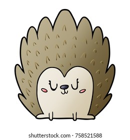 cute cartoon hedgehog